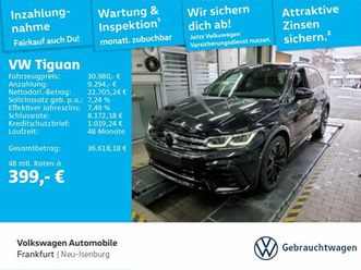 tiguan r-line 2,0 l tdi led-matrix-scheinwerfer spurhalteassistent sitzheizung dab+