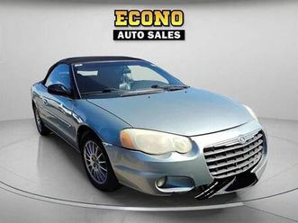 2006 chrysler sebring touring convertible 2d