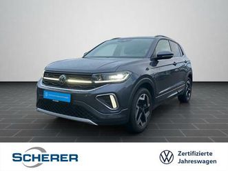 t-cross r-line 1.5 tsi dsg iq.light ahk navi rear view iq.drive acc app shz