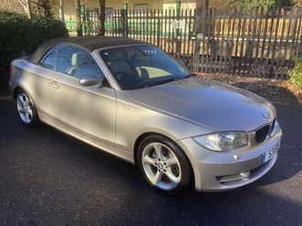 2008 bmw 1 series 3.0 125i se convertible auto