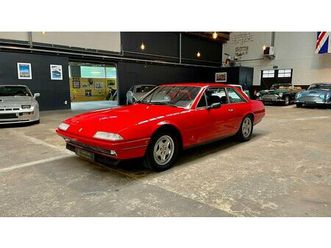 1986 ferrari 412 rouge manuel, 5 vitesses conduite à gauc...
