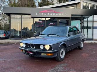 bmw 525 e e28 historique complet