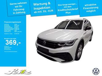 volkswagen tiguan allspace 2.0 tsi 4m r-line *7-sitzer*ahk*