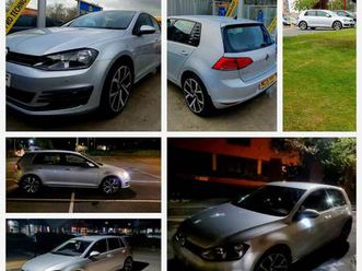 vw golf mk7 dsg 7 speed auto fsh match & tech ed technology pack auto parking 1.6 tdi red i