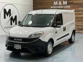 2021 ram promaster dodge city tradesman cargo van / 4cyl / backup camera minivan
