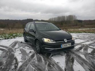 2018 volkswagen vw golf mk7.5 estate 1.6tdi 7-speed automatic dsg black