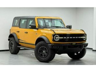 ford bronco wildtrak 2.7l (5 seater) 2022 ford bronco wildtrak, 2028 warranty + service pack, full ford service