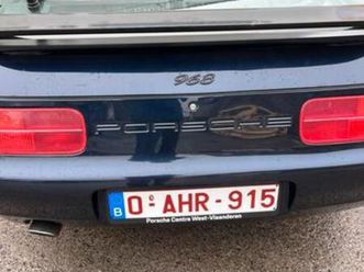 ② porsche 968 targa man 6 vit 240 cv — porsche — 2ememain