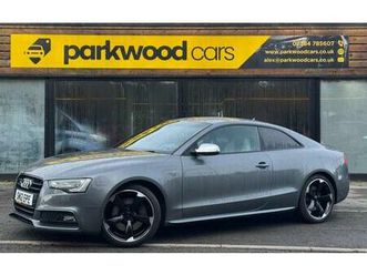 2012 audi s5 3.0 tfsi v6 black edition s tronic quattro euro 5 (start/stop) 2dr coupe petrol automatic