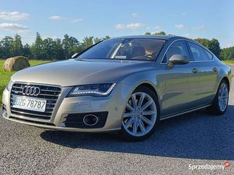 audi a7 3.0 tdi 245hp quattro, 174tys km, bogate wyposażenie, b&o, radary bogatynia - sprzedajemy.pl