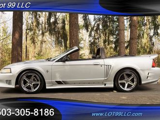 2000 mustang saleen convertible 50k v8 auto leather new tires