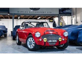 1965 austin-healey 3000 rouge manuel, 5 vitesses conduite...