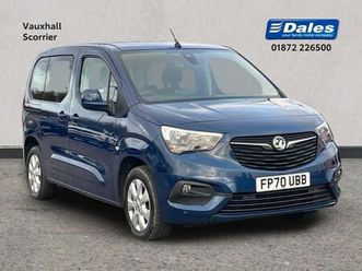 2020 vauxhall combo life combo life 1.5 turbo d 130 energy 5dr estate mpv diesel manual