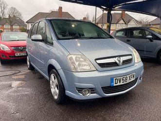 2008 vauxhall meriva 1.6i 16v design 5dr (a/c) mpv petrol manual
