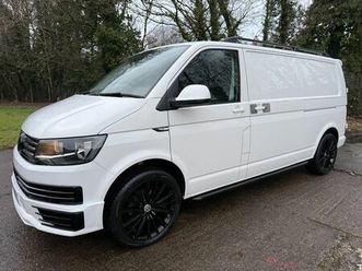 volkswagen transporter t6 tdi startline lwb in candy white - euro six - ideal for camper/kombi conversion