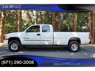 2003 gmc sierra 2500hd 4x4 4wd sle extended cab v8 8.1l long bed new tires truc