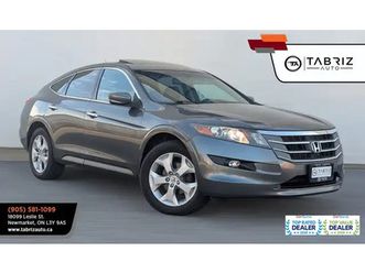 2012 honda crosstour ex-l/4wd/leather/sunroof/alloys/backup came