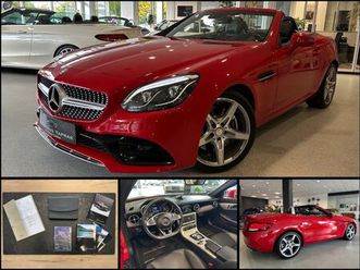 mercedes-benz slc 300 roadster amg-line|pano|service|navi|led