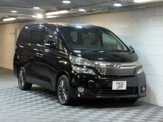 2026 toyota vellfire awd auto gen 20 2.4 hybrid x e-four 4wd 7 seat ulez hybrid electric automatic