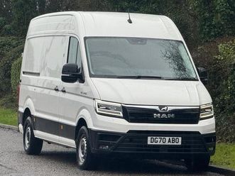 2020 man tge fwd 100 kw 36kwh auto panel van electric automatic