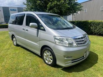 2007 toyota alphard, silver 3.0ltr 8 seater, platinum selection, ulez compliant