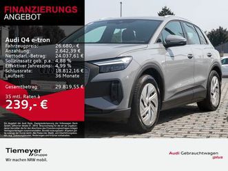 audi q4 e-tron 40 navi-pro sitzhzg led dab