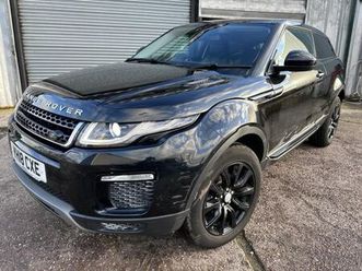 2018 18 reg range rover evoque coupe ed4 tech 2.0tdi damaged repaired