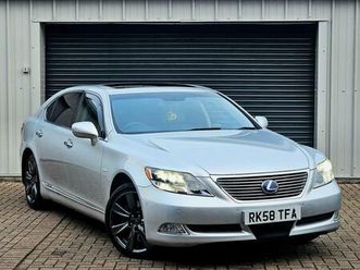 2008 lexus ls 600h l 5.0 4dr cvt auto saloon petrol/electric automatic