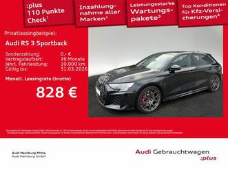 audi rs3 sportback quattro s tronic navi pano sportab