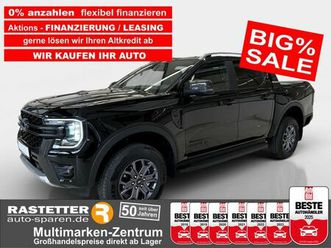 ford ranger dk wildtrak 5jahre+rollo+ahk+leder+navi+v