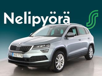 skoda karoq 2,0 tdi 150 4x4 exclusive dsg autom. - | 2om. suomi-auto | canton | webasto | koukku | adapt.vakkari | panorama |