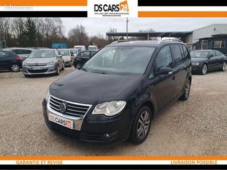 volkswagen touran 1,9 tdi/attelage/clim/radars/distrib neuve/garantie/réservation&livraison possible