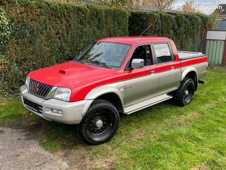 mitsubishi l200 magnum 2.5 116ch - double cabine - 4x4 - bvm - attelage - 140000km
