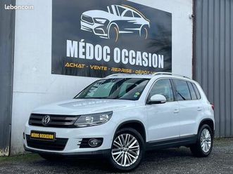 volkswagen tiguan phase 2 2.0 tdi 110 cv bluemotion cup toit ouvrant/radar/gps/park assist distribution ok