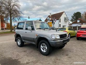 hyndai galloper 2.5 td 99ch - 4x4 - attelage - clim - sièges chauffants