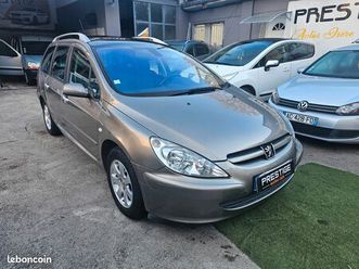 peugeot 307sw cart greis 7 plas 1.6 110 ch 6cv ct ok boite auto