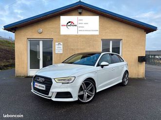 ⭐️ audi a3 sportback 2.0 tdi 184ch s line quattro s tronic 6 (390e/mois) - 2ème ?️ origine ?? - (➡️ camera, keyless, toit ouvrant, virtual cockpit…)