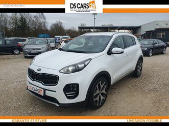 kia sportage 1,7 crdi/automatique/gt-line/2018/attelage/camera/garantie/réservation&livraison possible