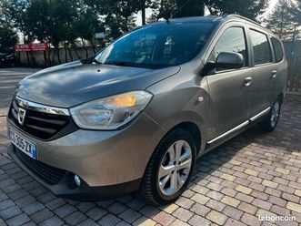dacia lodgy 1.2 tce 16v 115 cv faible kilometrage 65800km - 1er main - carnet de suivi complet dacia disponible - pack prestige - clim - gps - regulateur limite
