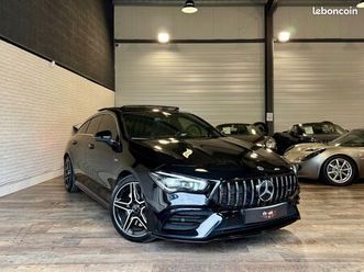 mercedes cla shooting brake 35 amg 7g-dct 4matic 306 ch suivi mercedes + t-o + pack mémoire + panamericana