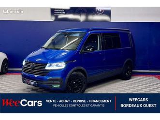 volkswagen transporter t6.1 4motion dsg7 2.0 tdi 150 cv 5 places toit relevable bulli tva recuperable