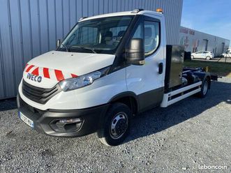 iveco daily 35c14 35-c14 140 ampliroll caisson poly benne