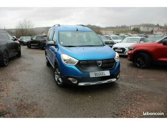 dacia dokker blue dci 95 cv stepway gps 3d caméra clim mp3 usb attelage bluetooth régulateur