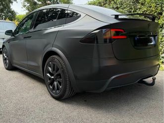 tesla model x plaid – noir mat – 6 places – yoke – 32 000 km – garantie tesla