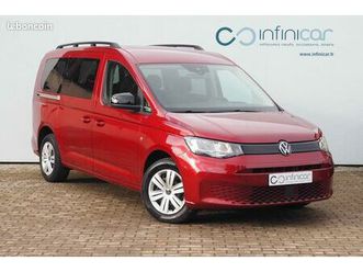 volkswagen caddy maxi 1,5 tsi 114 life, 7 places + gps + caméra + options, 1ère main - garantie 12 mois