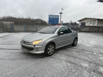 peugeot 206cc cabrio 1,6l 16v tüv 10.26 vollaustattung viel neu !
