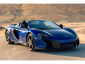 2015 mclaren 650s spider