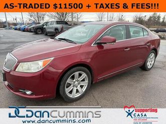 used 2011 buick lacrosse cxl