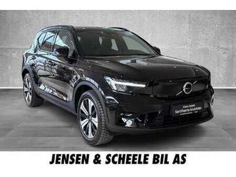 volvo xc40 recharge twin motor ultimate - 360u00b0, h&k, h/f, soltak 2023 svart