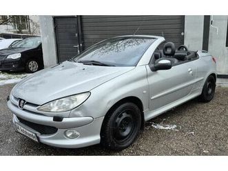 peugeot 206 cabriolet cc platinum vollleder